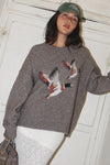 Bailey Rose Flying Duck Sweater-Hand In Pocket
