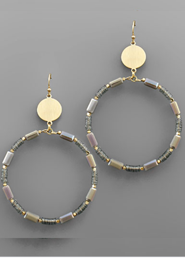 Iris Earrings-Hand In Pocket