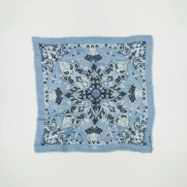 Wisteria Scarf Bandana - Riviera-Hand In Pocket