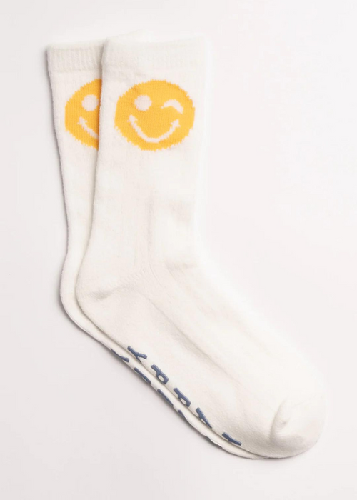 Oh So Happy Socks - Ivory-Hand In Pocket