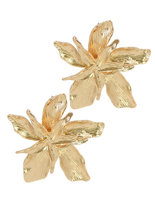 Isabelaa Flower Earrings-Hand In Pocket