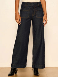Sanctuary Chelsea Wide Leg - Too Much-Hand In Pocket