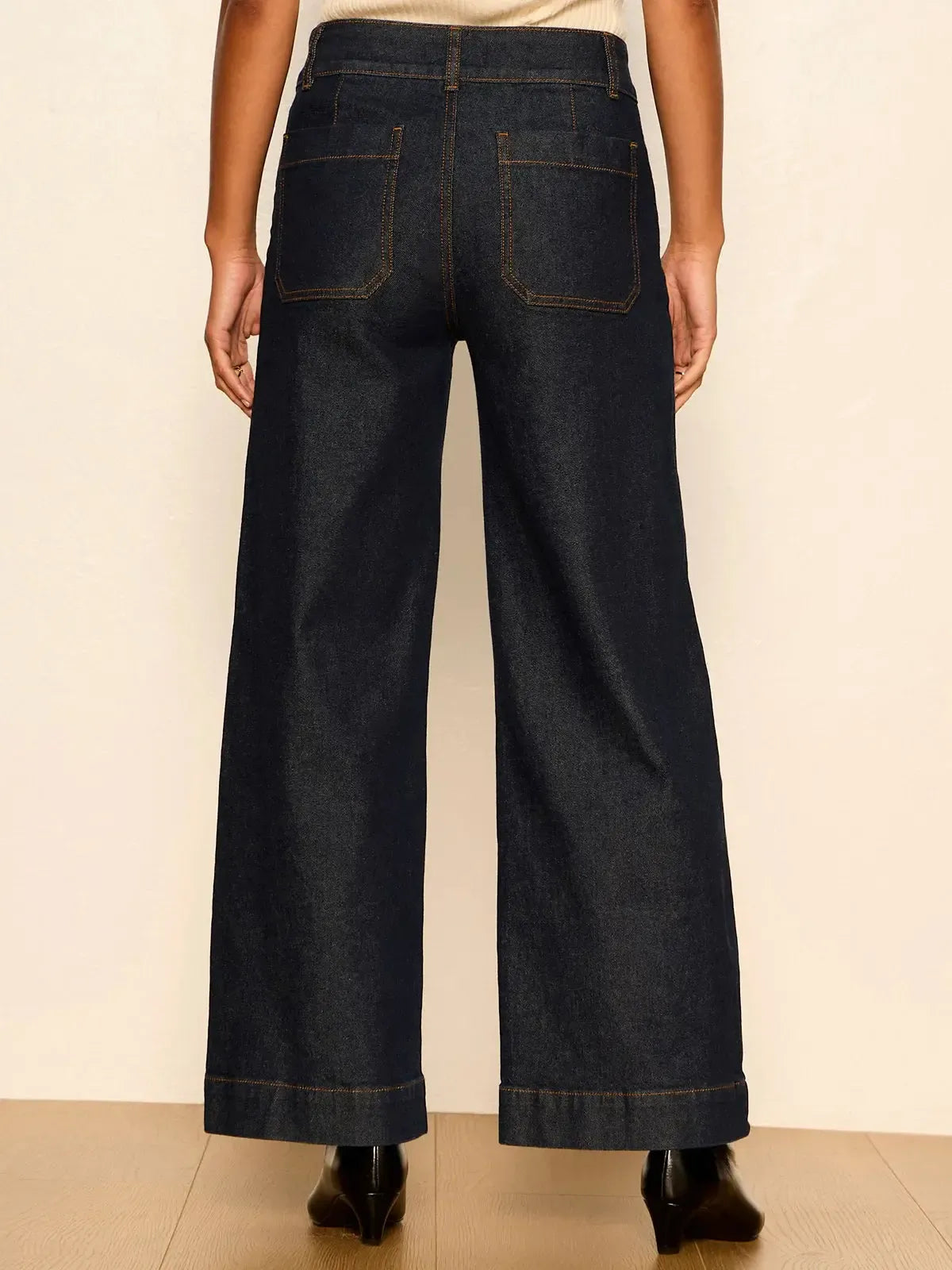 Sanctuary Chelsea Wide Leg - Too Much-Hand In Pocket