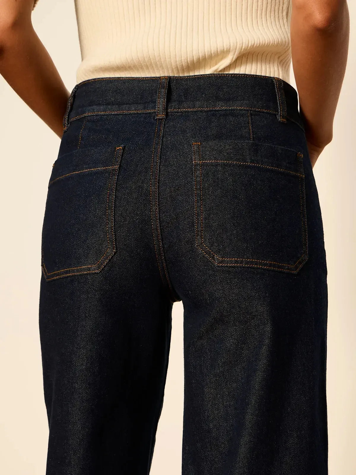 Sanctuary Chelsea Wide Leg - Too Much-Hand In Pocket