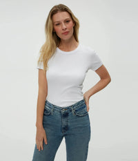 Michael Stars Rico Crew Neck - White