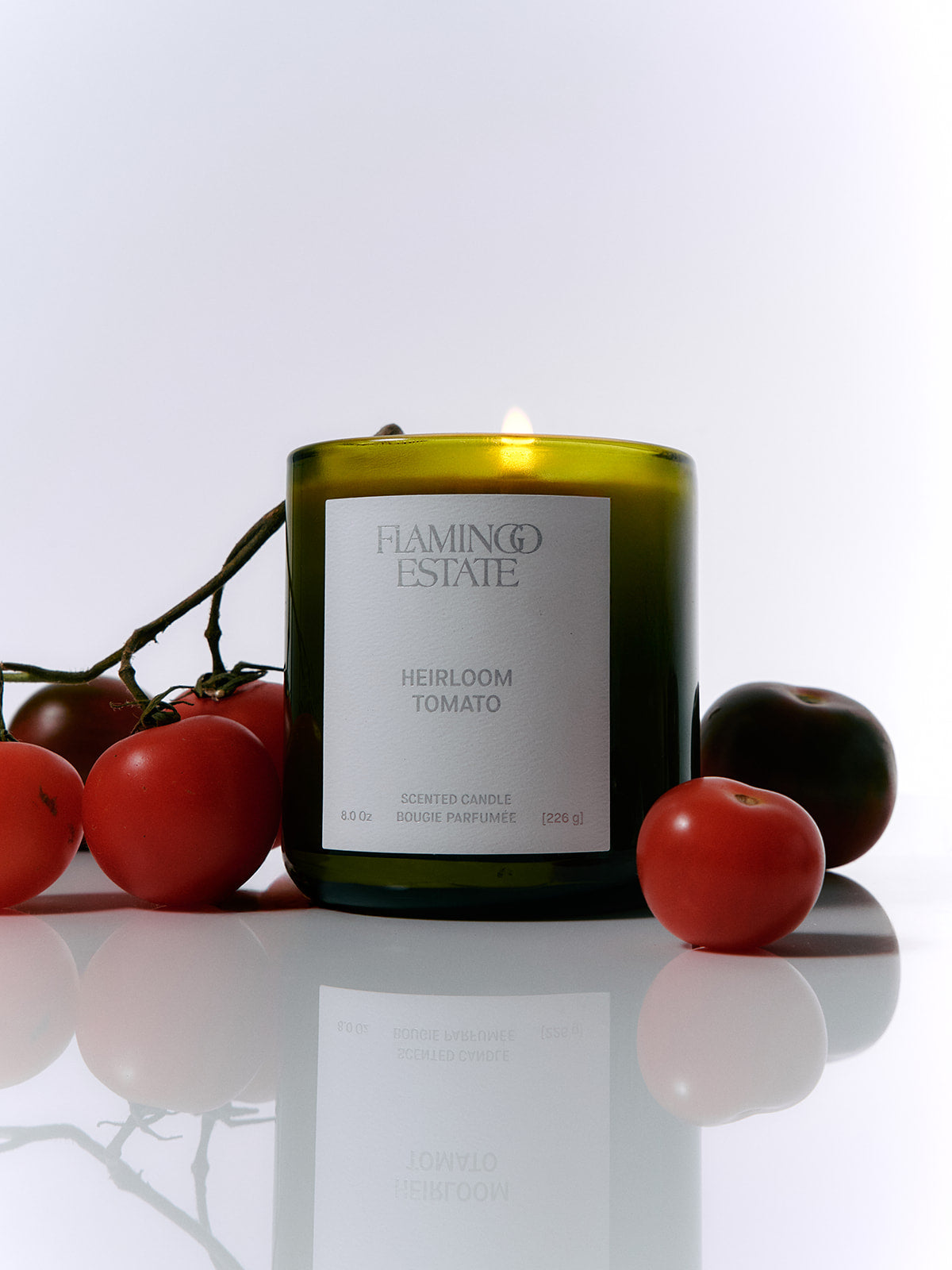 Flamingo Estate 8oz Candle - Roma Heirloom Tomato-Hand In Pocket