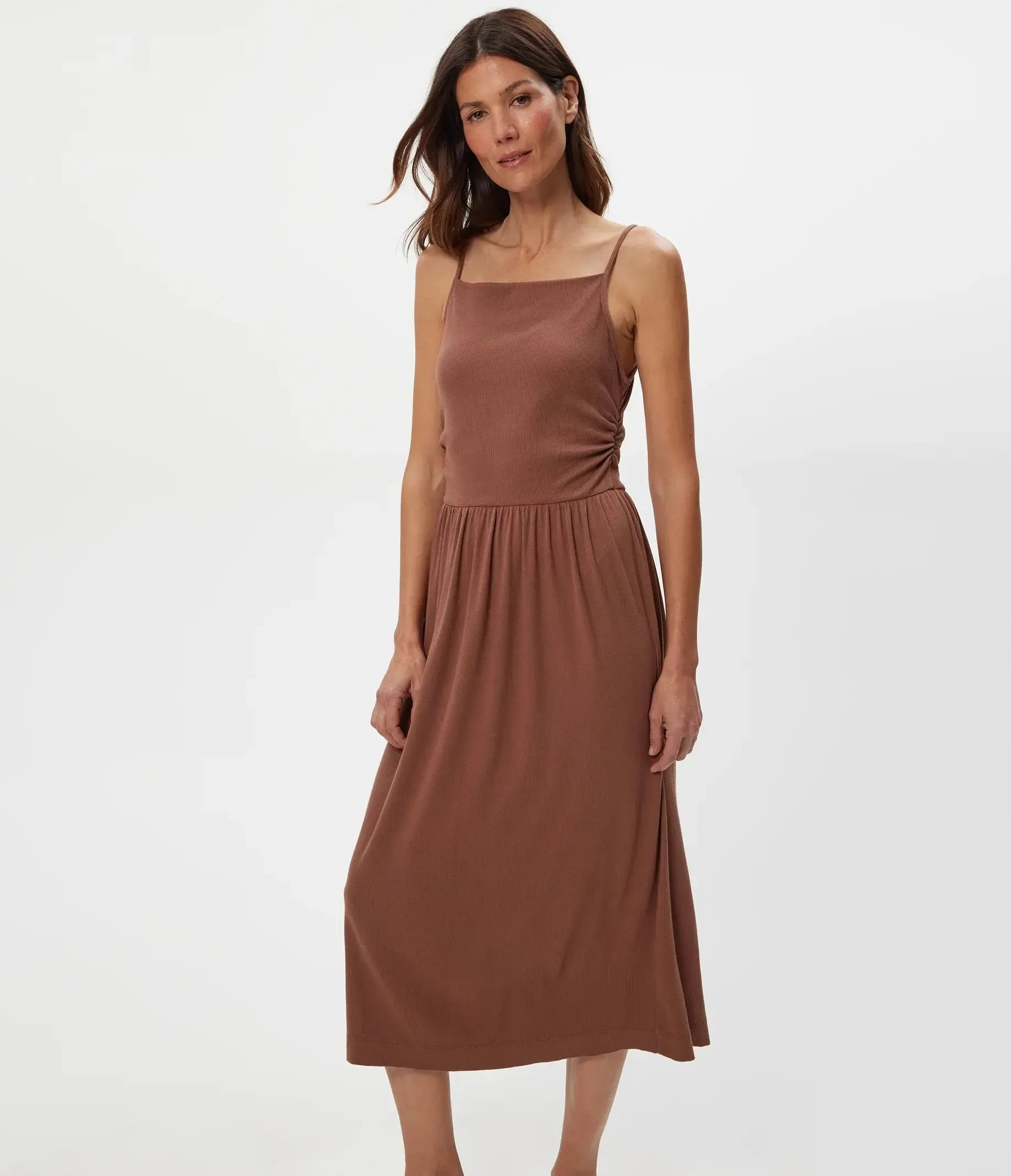Michael Stars Matilda Midi Dress- Bark