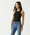 Michael Stars Pina Crop Tank - Black***FINAL SALE***-Hand In Pocket