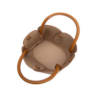 Melie Bianco Tulip Tote - Raffia Embossed-Hand In Pocket