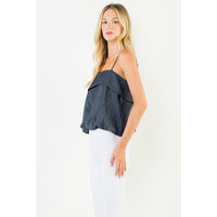 THML Caroline Top - Navy-Hand In Pocket