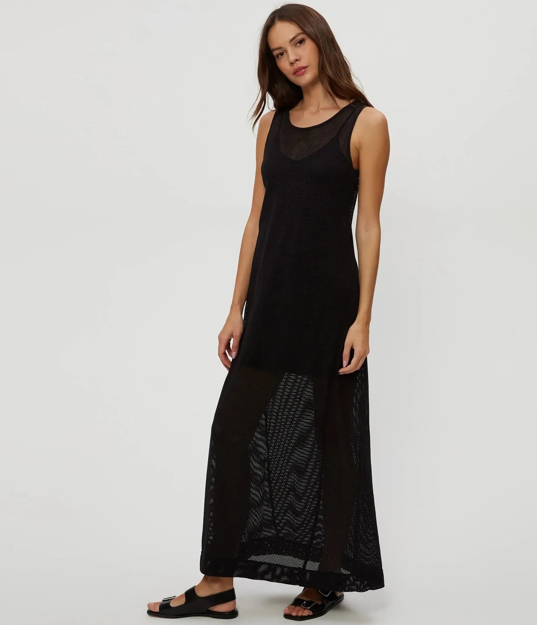 Michael Stars Julianna Maxi Dress- Black Michael Stars Julianna Maxi Dress- Black