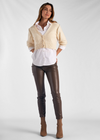 Elan Sonia Cardigan - Off White ***FINAL SALE***-Hand In Pocket