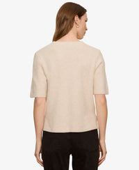 Sanctuary Perfect Sweater Tee - Heather Dark Bone-Hand In Pocket