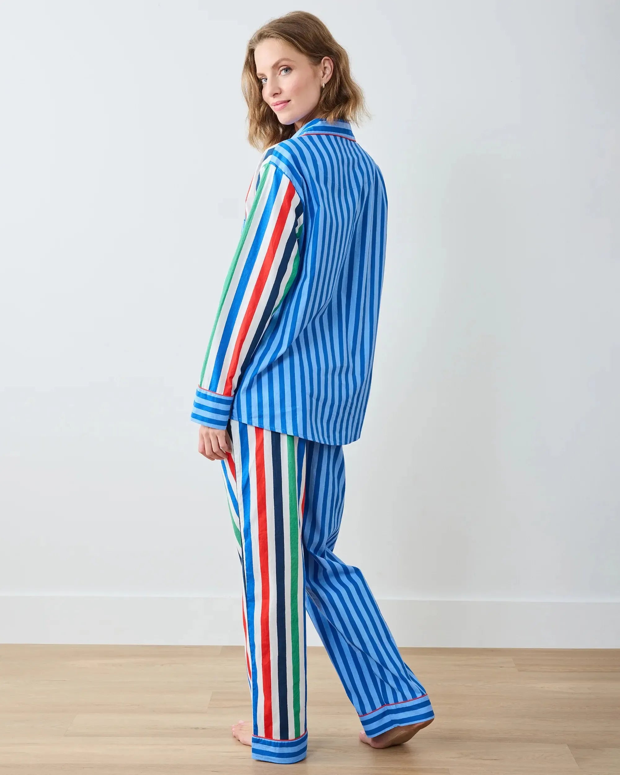 Print Fresh Gift Wrapping Long Set- Nautical Stripe-Hand In Pocket