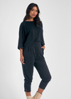Hayden Jumpsuit - Black-Hand In Pocket