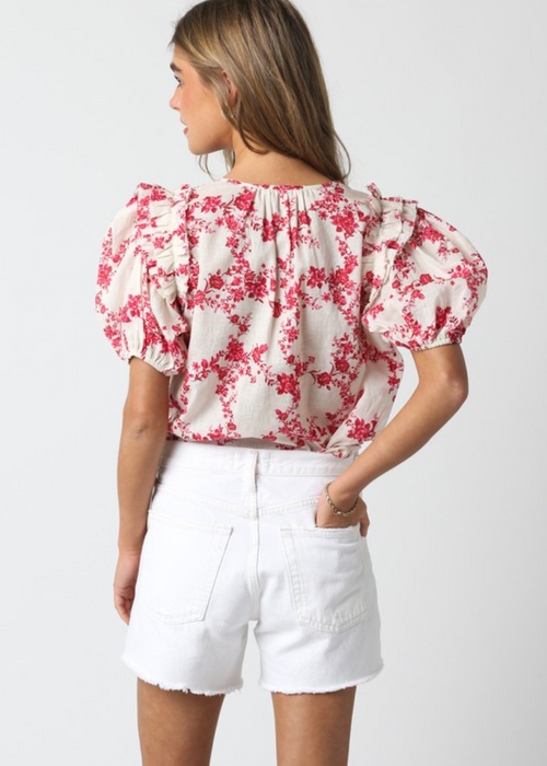 Sherlyn Floral Top-Hand In Pocket