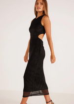 Astrid Cutout Midi Dress - Black ***FINAL SALE***-Hand In Pocket