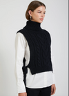 En Saison Waverly Sweater Shirt - Ivory/Black-***FINAL SALE***-Hand In Pocket