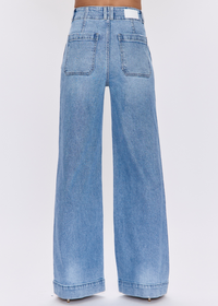 Pistola Lana Double Button Jean- Terrace-Hand In Pocket