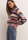 Z Supply Asheville Striped Sweater-Hand In Pocket
