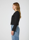 French Connection Structured Jacket- Black-Hand In Pocket