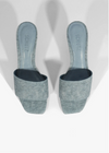 Schutz Kelsea Heel- Infinite Blue-Hand In Pocket