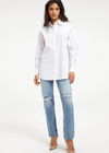 Good American Button 2.0 Shirt-White ***FINAL SALE***-Hand In Pocket
