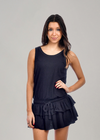 RD Style Sleeveless Tiered Dress - Black ***FINAL SALE***-Hand In Pocket
