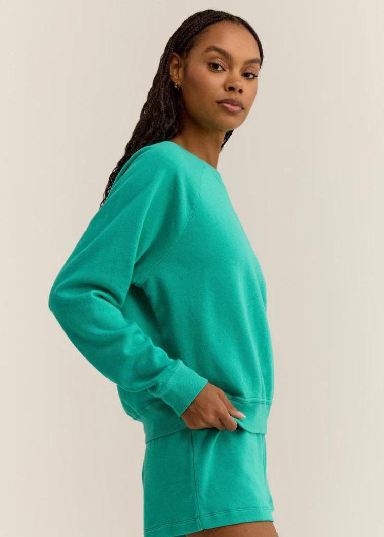 Z Supply Saldana French Terry Top ***FINAL SALE***-Hand In Pocket