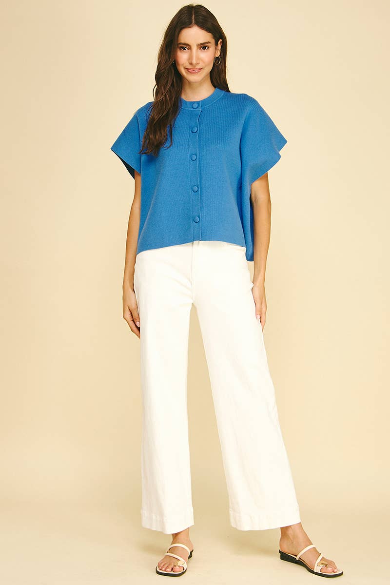 Willa Sweater - Urban Blue