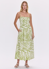 Pistola Bianca Dress - Safari Lime-Hand In Pocket