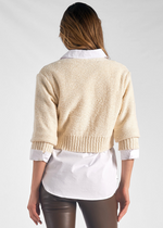 Elan Sonia Cardigan - Off White ***FINAL SALE***-Hand In Pocket