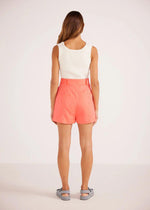 MINKPINK Lila Linen Shorts - Pink-Hand In Pocket
