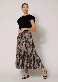 Cleobella Keisha Ankle Skirt- Castello-Hand In Pocket