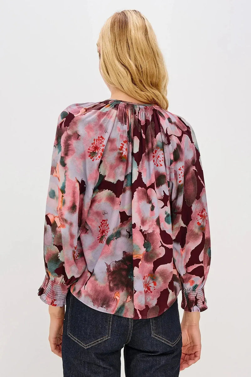 Rails Mariah Top - Magenta Verbena-Hand In Pocket