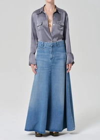 Citizens of Humanity Effie Maxi Skirt - Valley-Hand In Pocket