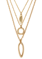 Rory Abstract Layer Necklace-Hand In Pocket