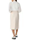 ***FINAL SALE*** Sanctuary Everyday Midi Skirt-Toasted Marshmallow-Hand In Pocket