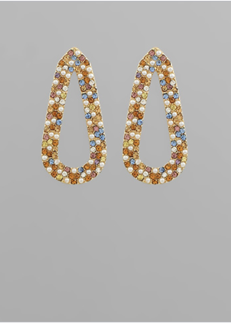 Disco Hoops-Topaz-Hand In Pocket