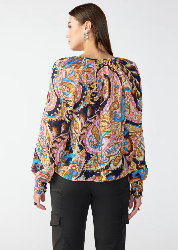Sanctuary Relaxed Button Blouse-Hand In Pocket