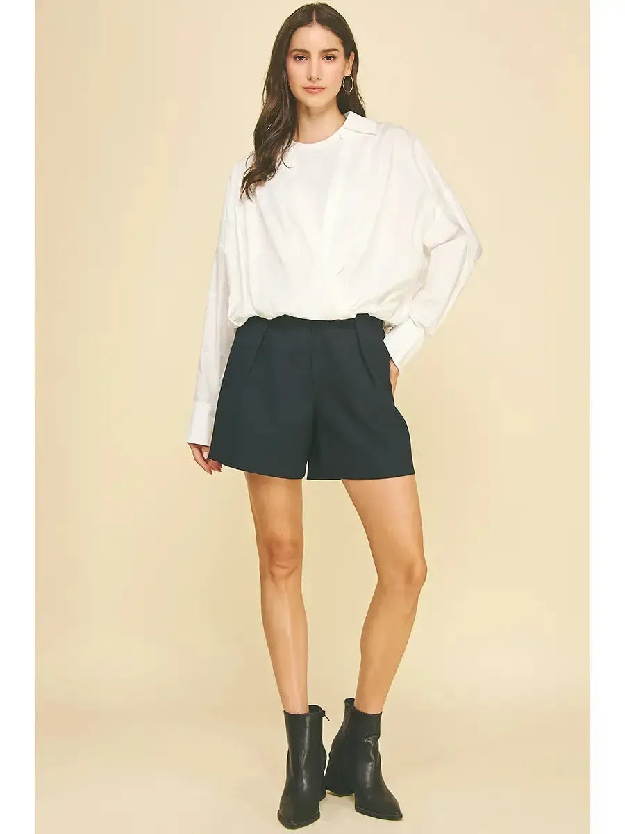 Jackie Bottoms- Navy-Hand In Pocket