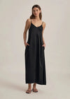 Favorite Daughter Jen Dress- Black-Hand In Pocket
