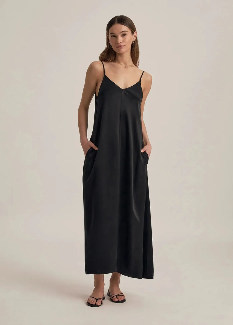 Favorite Daughter Jen Dress- Black-Hand In Pocket