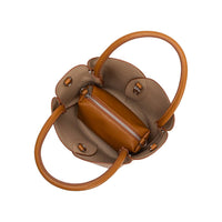 Melie Bianco Tulip Tote - Raffia Embossed-Hand In Pocket
