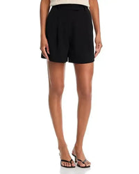 French Connection Harry Suiting Shorts - Black-Hand In Pocket