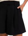 French Connection Harry Suiting Shorts - Black-Hand In Pocket
