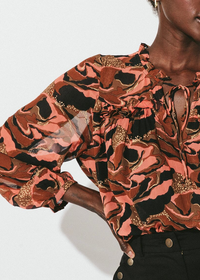 Cleobella Octavia Printed Blouse - Canyon- ***FINAL SALE***-Hand In Pocket