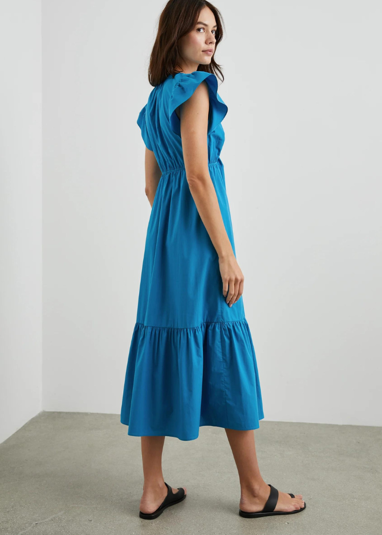 Rails Tina Dress - Turkish Tile-Hand In Pocket