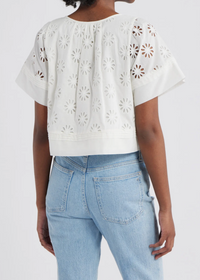 Rails Bambina Top - White-Hand In Pocket