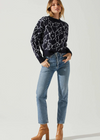 ASTR The Label Saira Sweater-Navy ***FINAL SALE***-Hand In Pocket